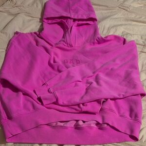 New with tags Vintage Style GAP Bright Pink Hoodie Sweatshirt